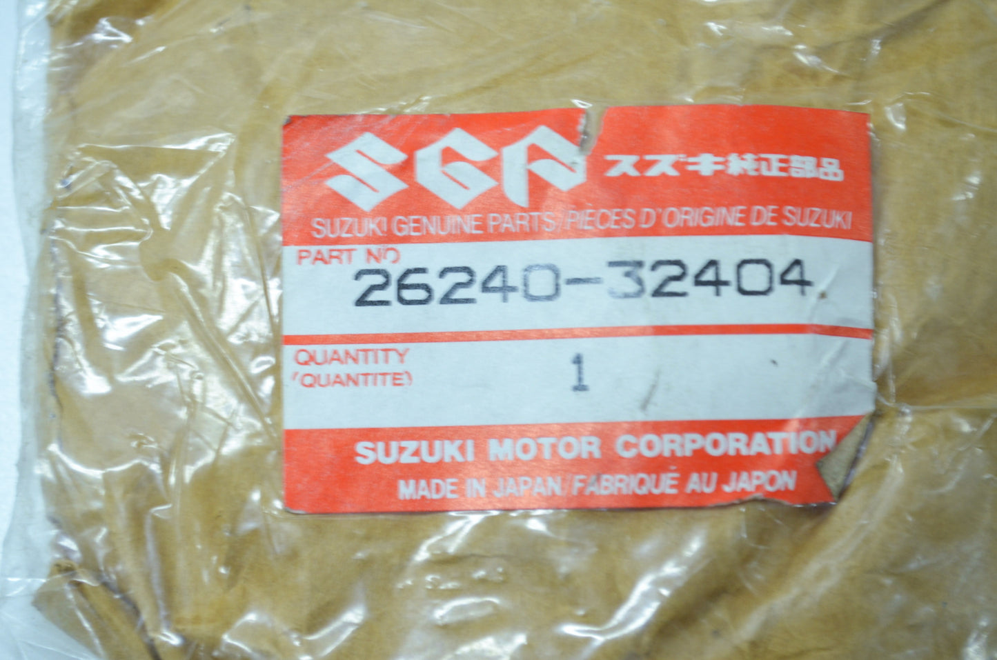 NEW OEM Suzuki Kick Start Gear GN400 SP370 26240-32404 NOS