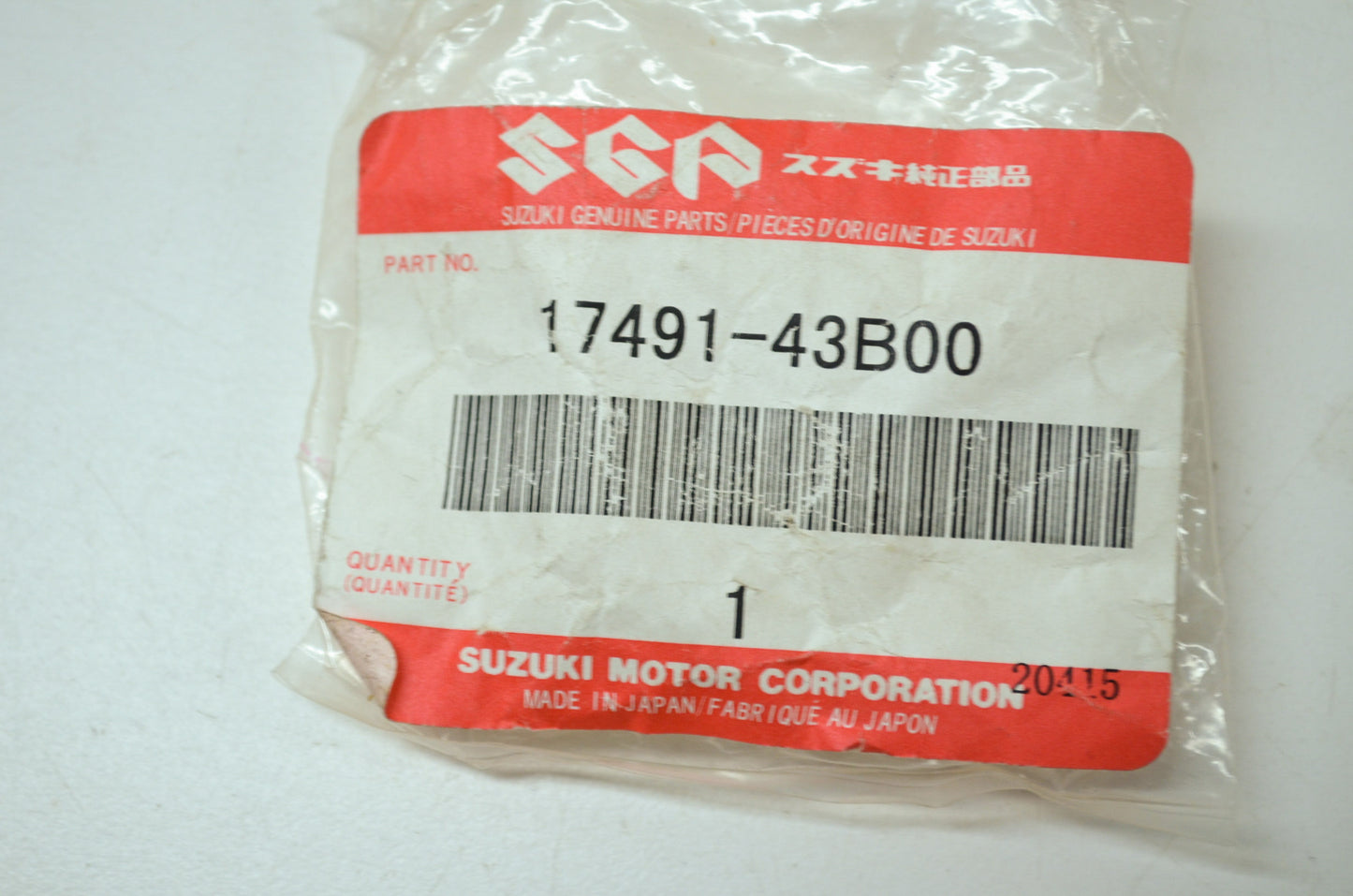 OEM Suzuki 17491-43B00 Water Pump Impeller NOS