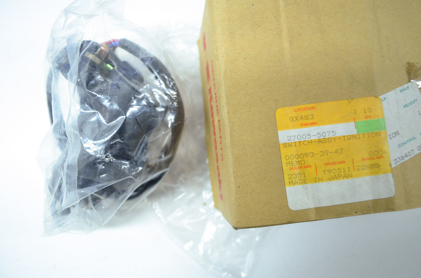 OEM Kawasaki 27005-5075 Ignition Switch Assembly NOS