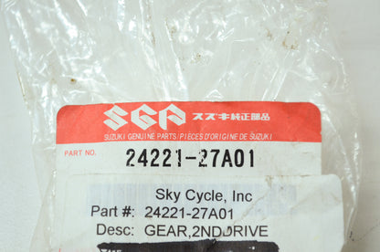 OEM Suzuki 24221-27A01 Drive Gear 2nd NOS