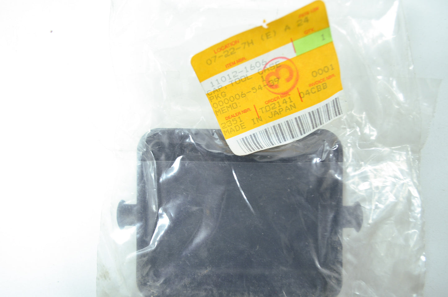 OEM Kawasaki 11012-1606 Tool Case Cap NOS