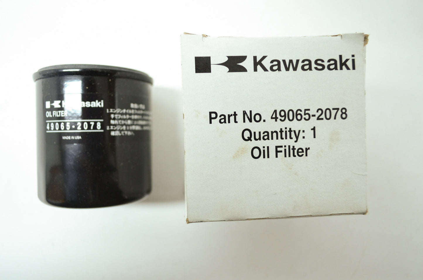 OEM Kawasaki 49065-2078 Oil Filter NOS