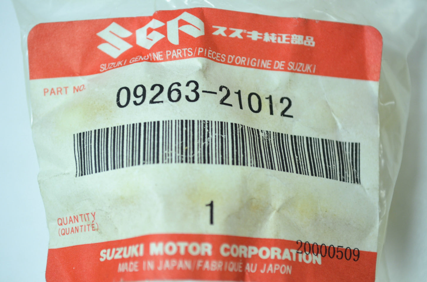 OEM Suzuki 09263-21012 Bearing RN 21X27X20 NOS
