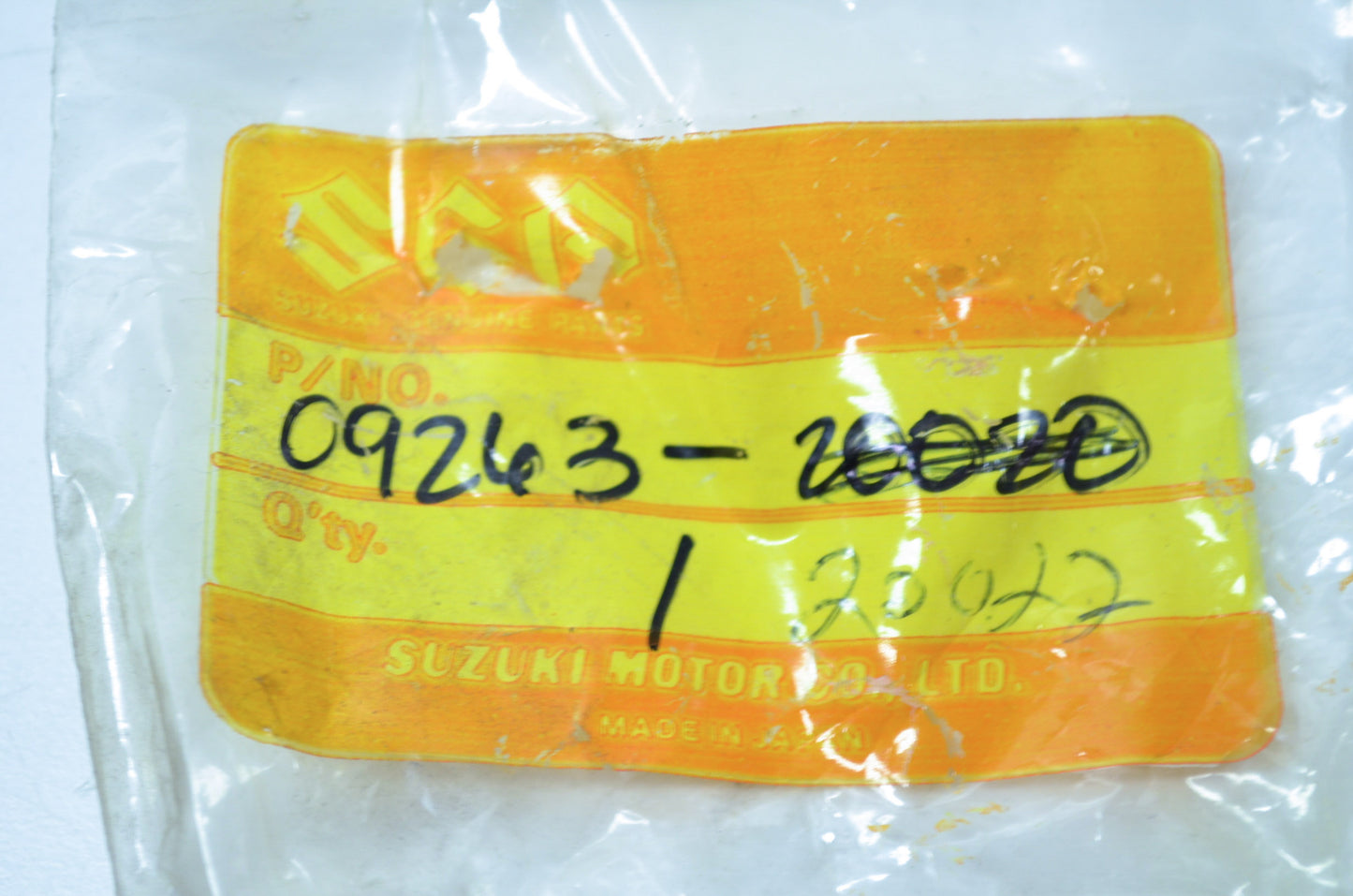 OEM Suzuki 09263-20020 Bearing RN 20X26X16.7 NOS