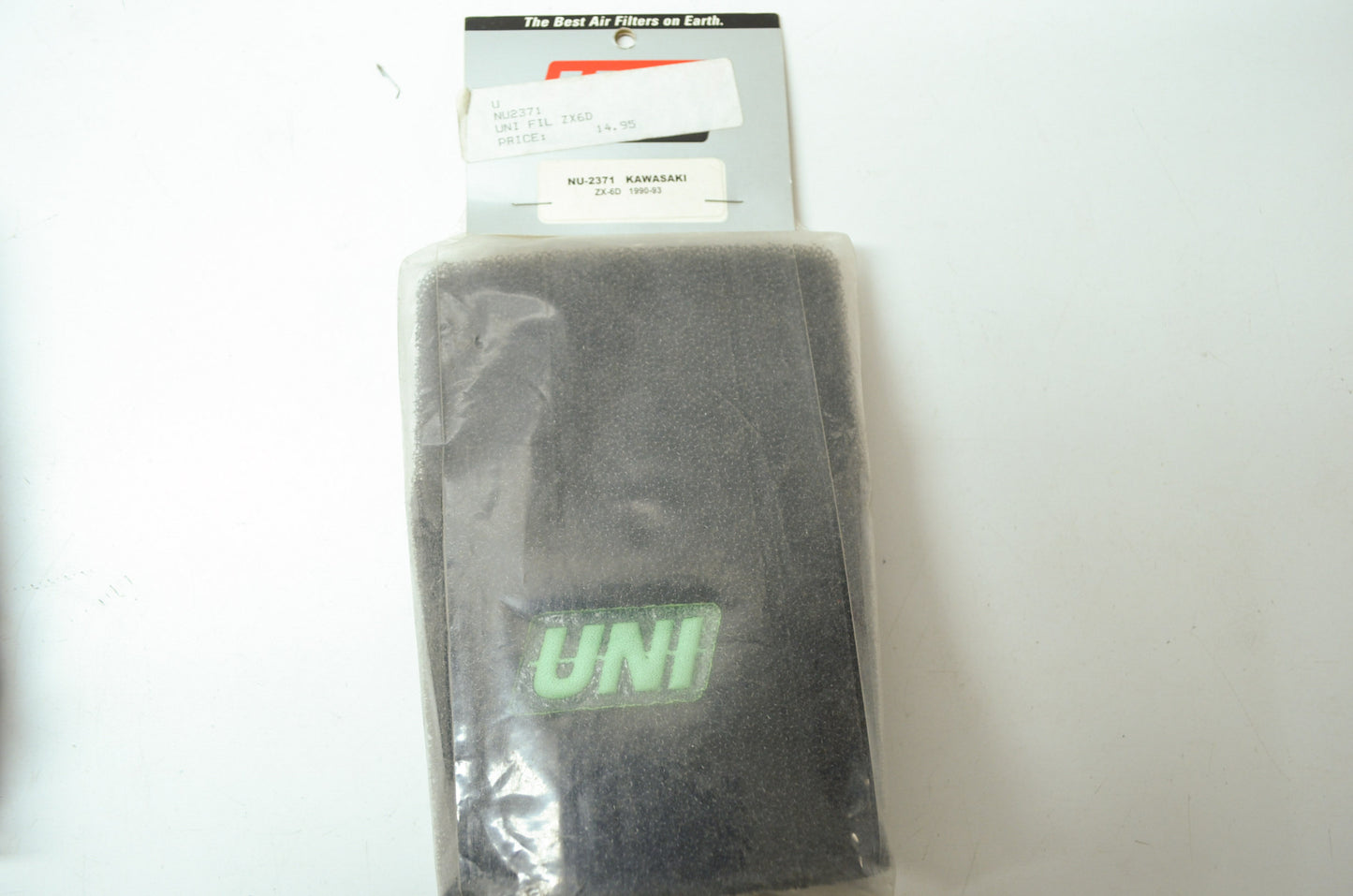 NEW UNI Kawasaki Air Filter 90-93 Ninja ZX-6 6D NU-2371 NOS