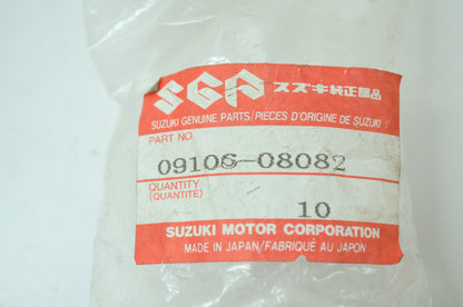 OEM Suzuki 09106-08082 Bolt 8X33 Qty 5 NOS