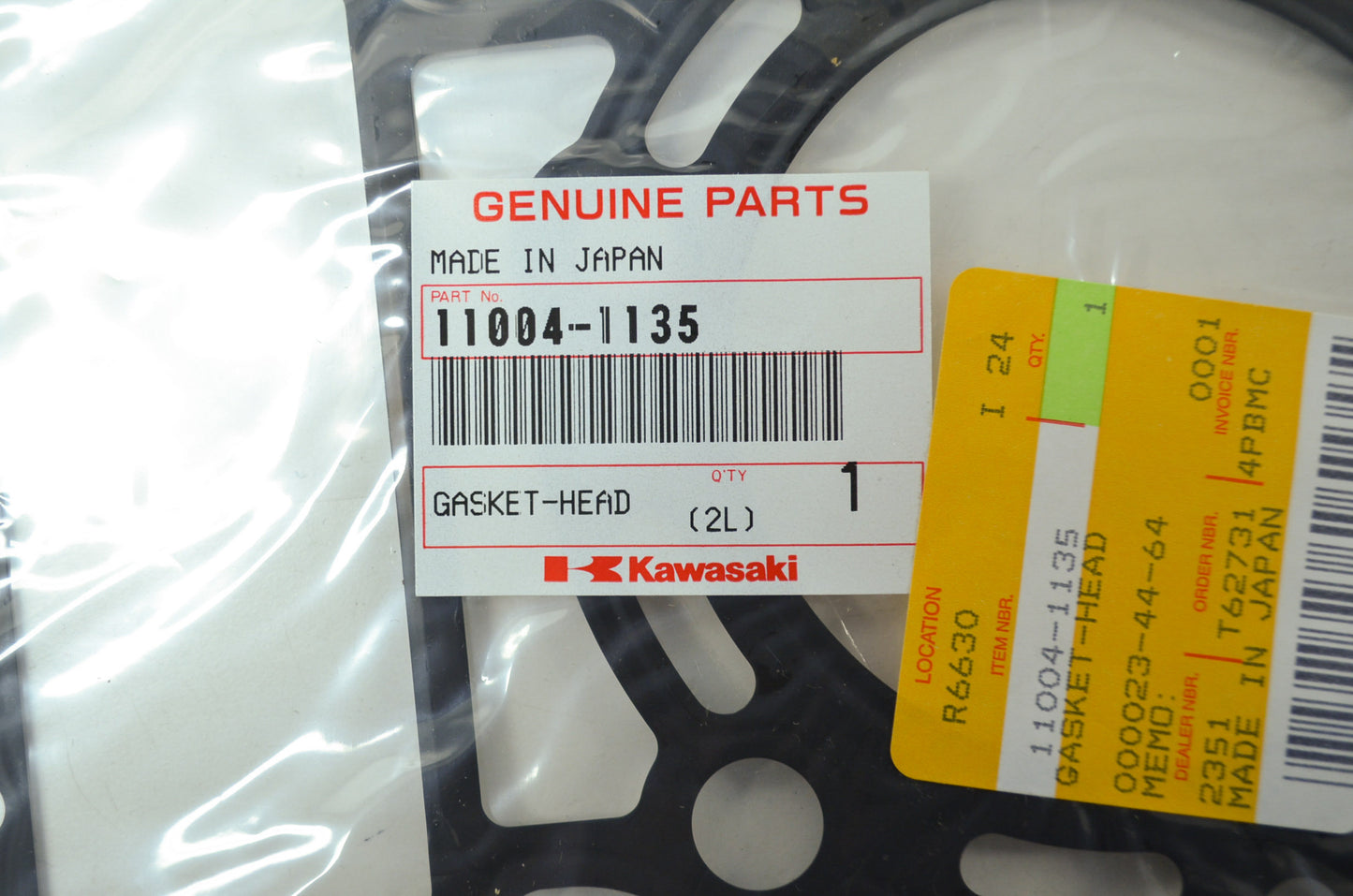 OEM Kawasaki 11004-1135 Head Gasket NOS