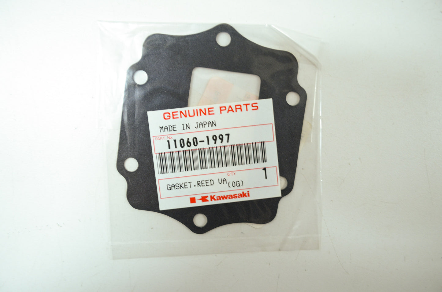 OEM Kawasaki 11060-1997 Reed Valve Gasket NOS