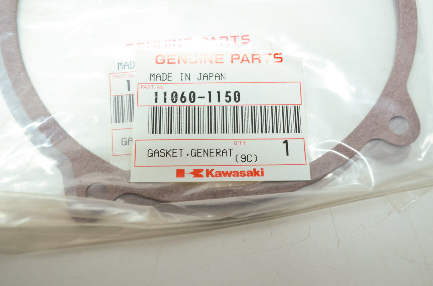 OEM Kawasaki 11060-1150 Generator Cover Gasket NOS