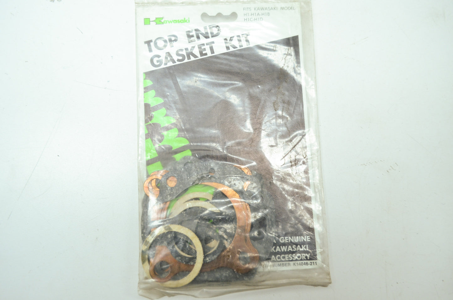 NEW OEM Kawasaki Top End Gasket Set H1 H1A B C D K14046-211 NOS