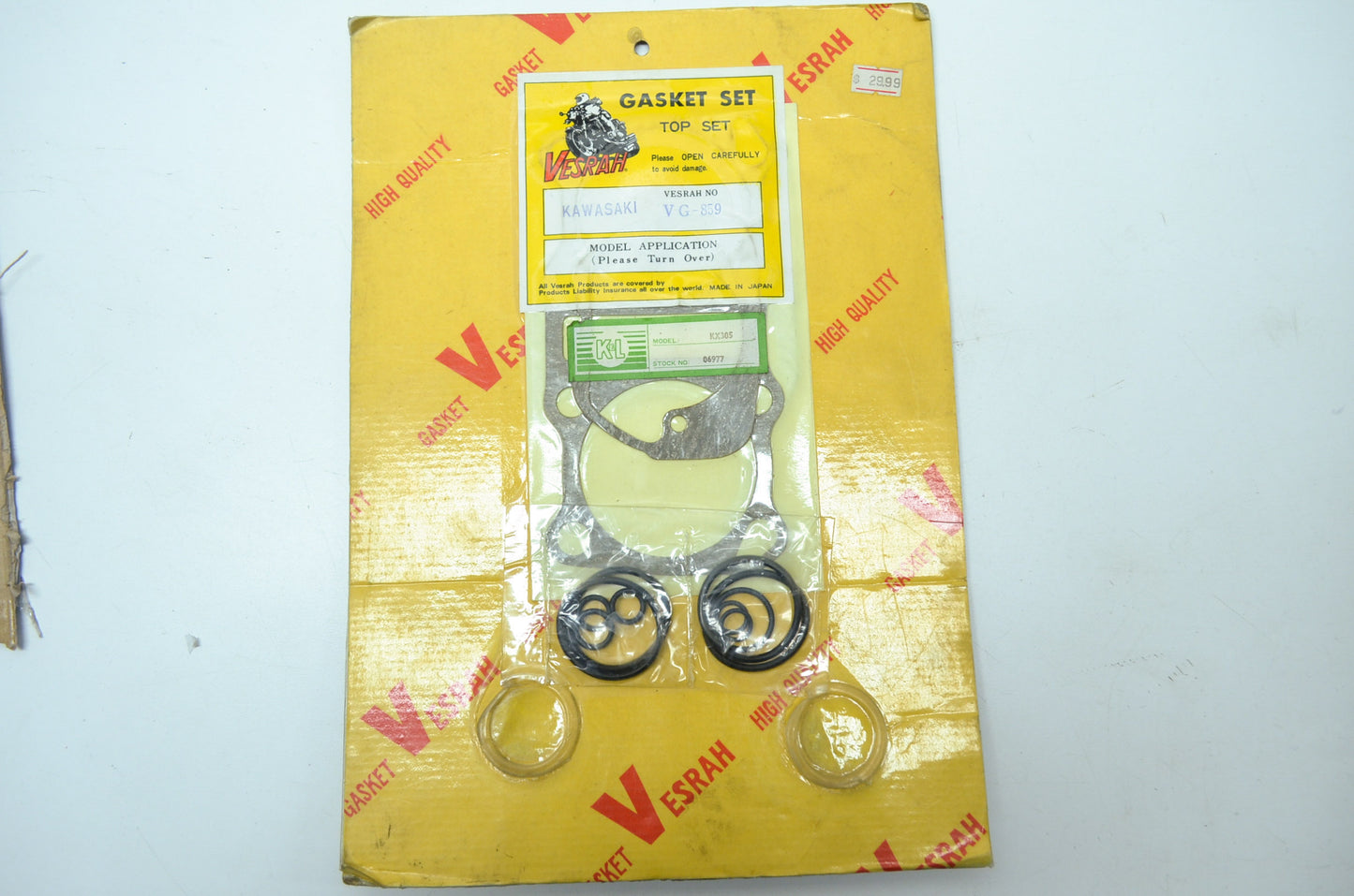 NEW Vesrah Kawasaki Gasket Set 81-82 KZ305 VG-459 NOS