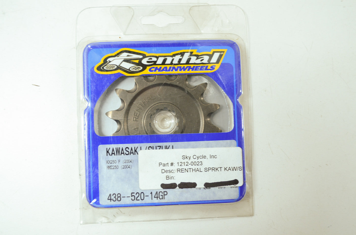 NEW Renthal Sprocket 14 Tooth 2004 KX250F RMZ250 438-520-14GP NOS