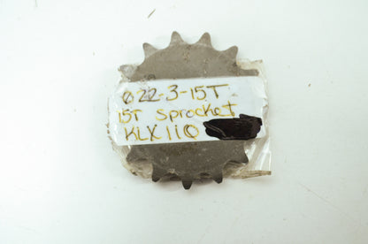 NEW OEM Kawasaki Sprocket 15T KLX110 KLX 110 022-3-15T NOS