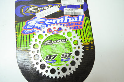 NEW Renthal Kawasaki Sprocket 46T KX65 A1 A2 A3 408U-420-46GESI NOS
