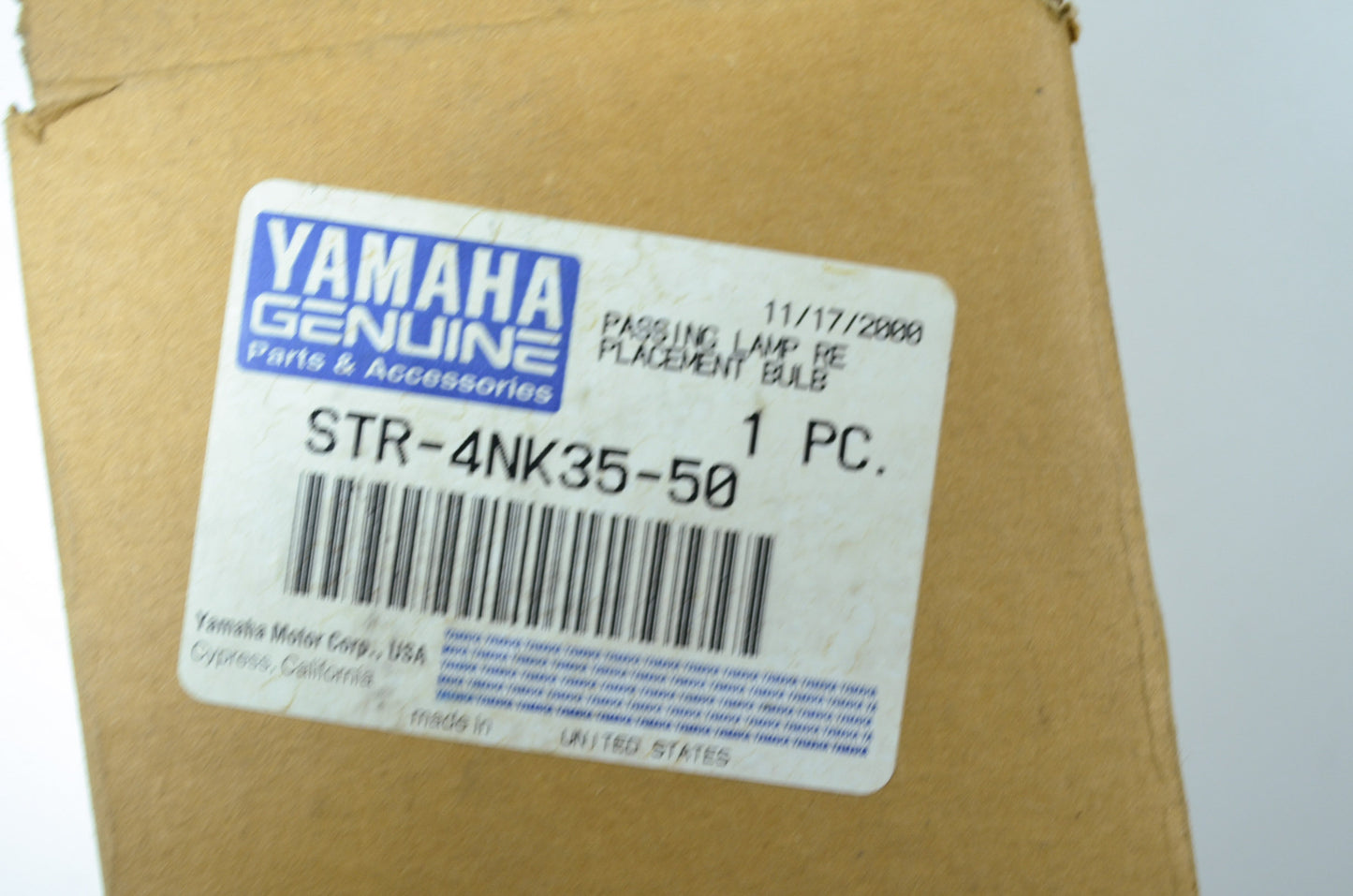 NEW OEM Yamaha Headlight Bulb Royal Star Silverado Tour Deluxe STR-4NK35-50-00 N
