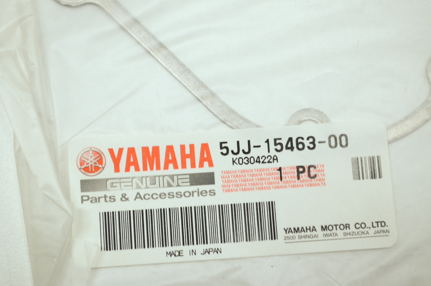 OEM Yamaha 5JJ-15463-00-00 Carburetor Gasket NOS