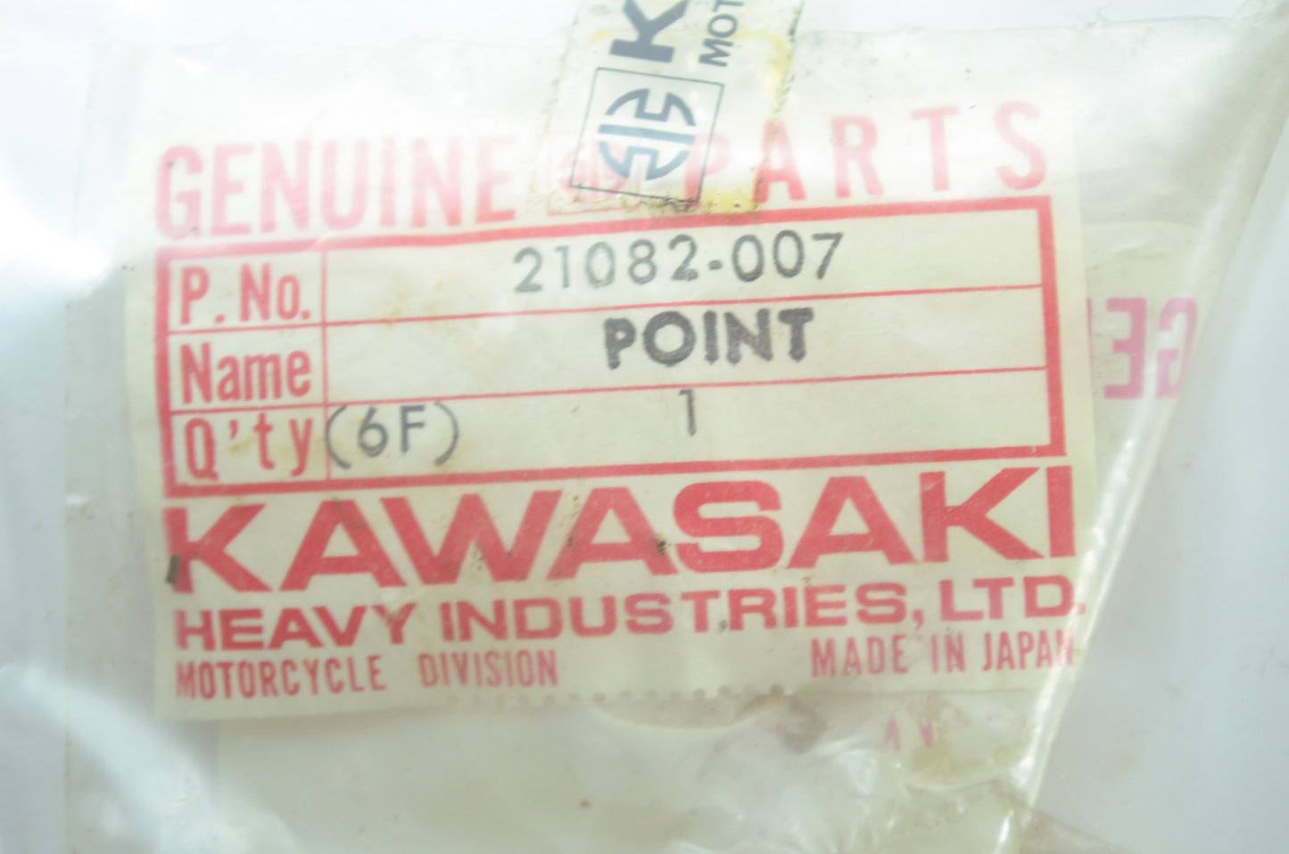 NEW Daiichi Kawasaki Points Set 69-75 H1 Mach III 21082-007 NOS
