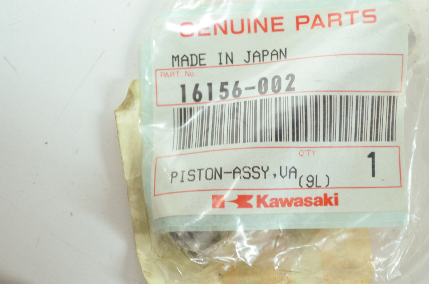 New OEM Kawasaki Valve Piston Assembly NOS