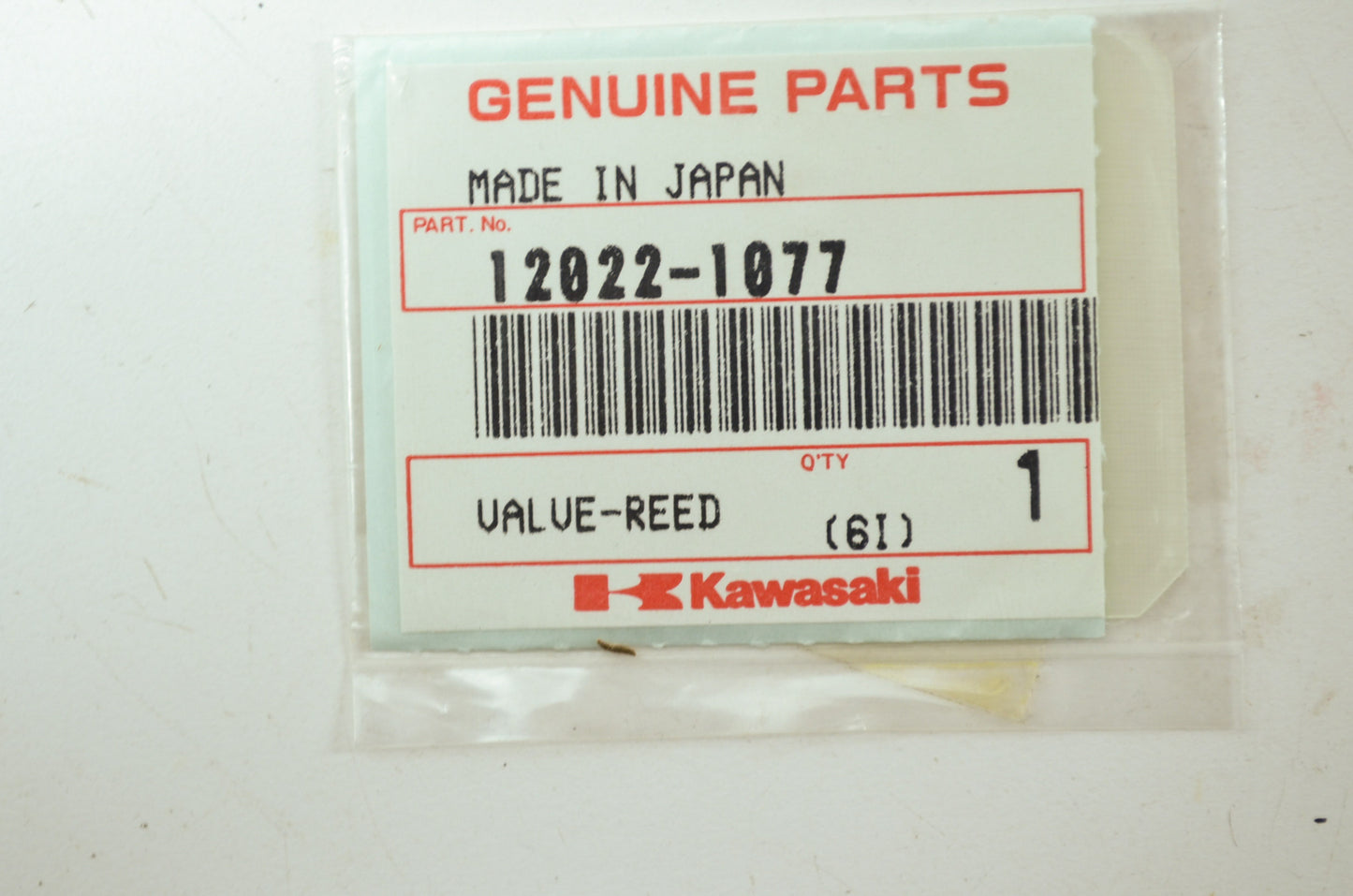 OEM Kawasaki 12022-1077 Reed Valve NOS