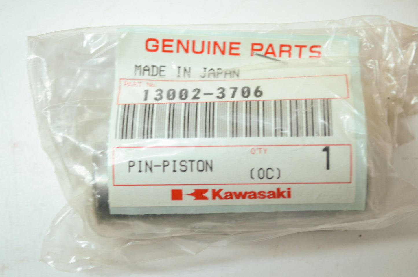 OEM Kawasaki 13002-3706 Piston Pin NOS