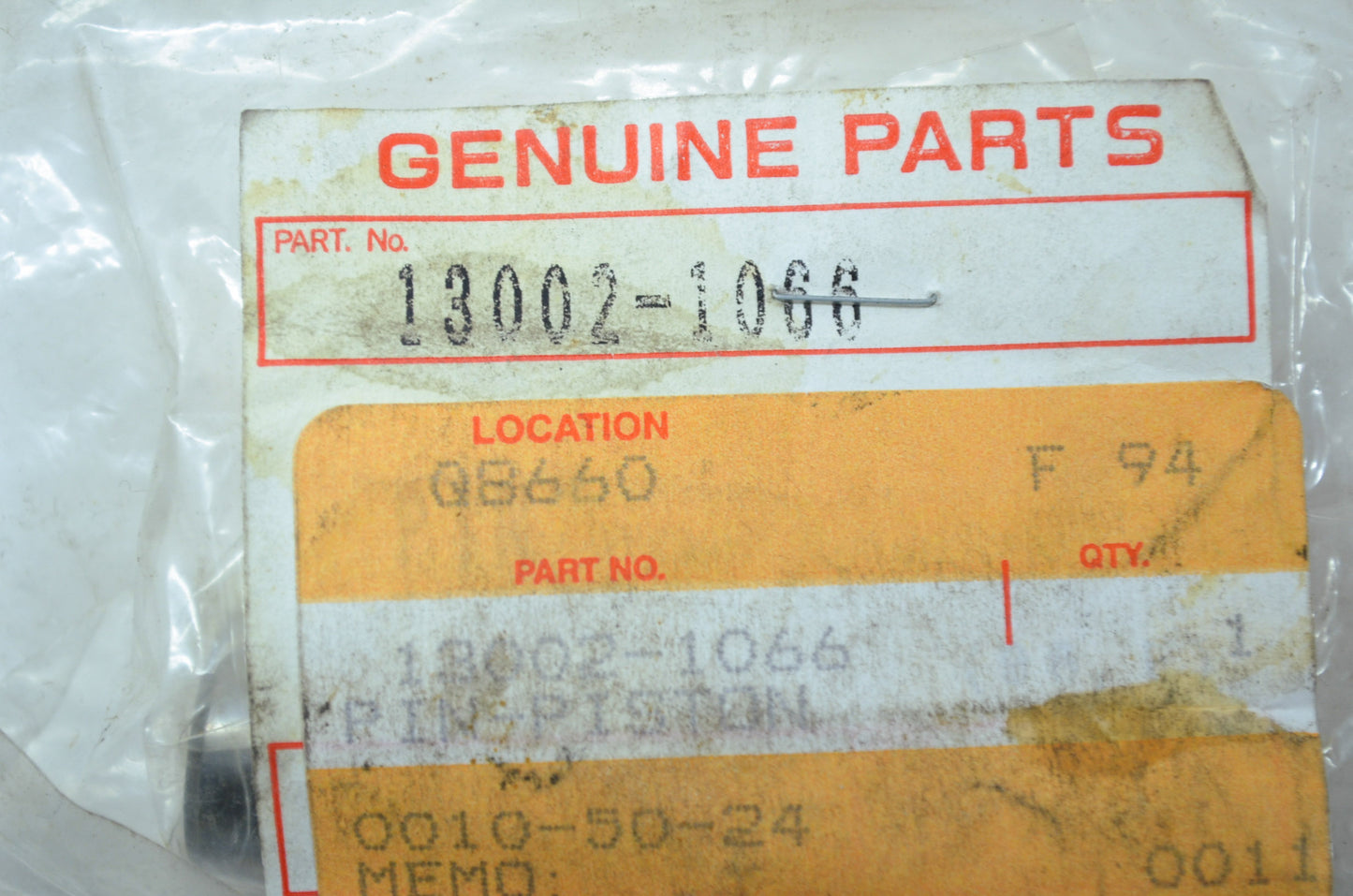 OEM Kawasaki 13002-1066 Piston Pin NOS