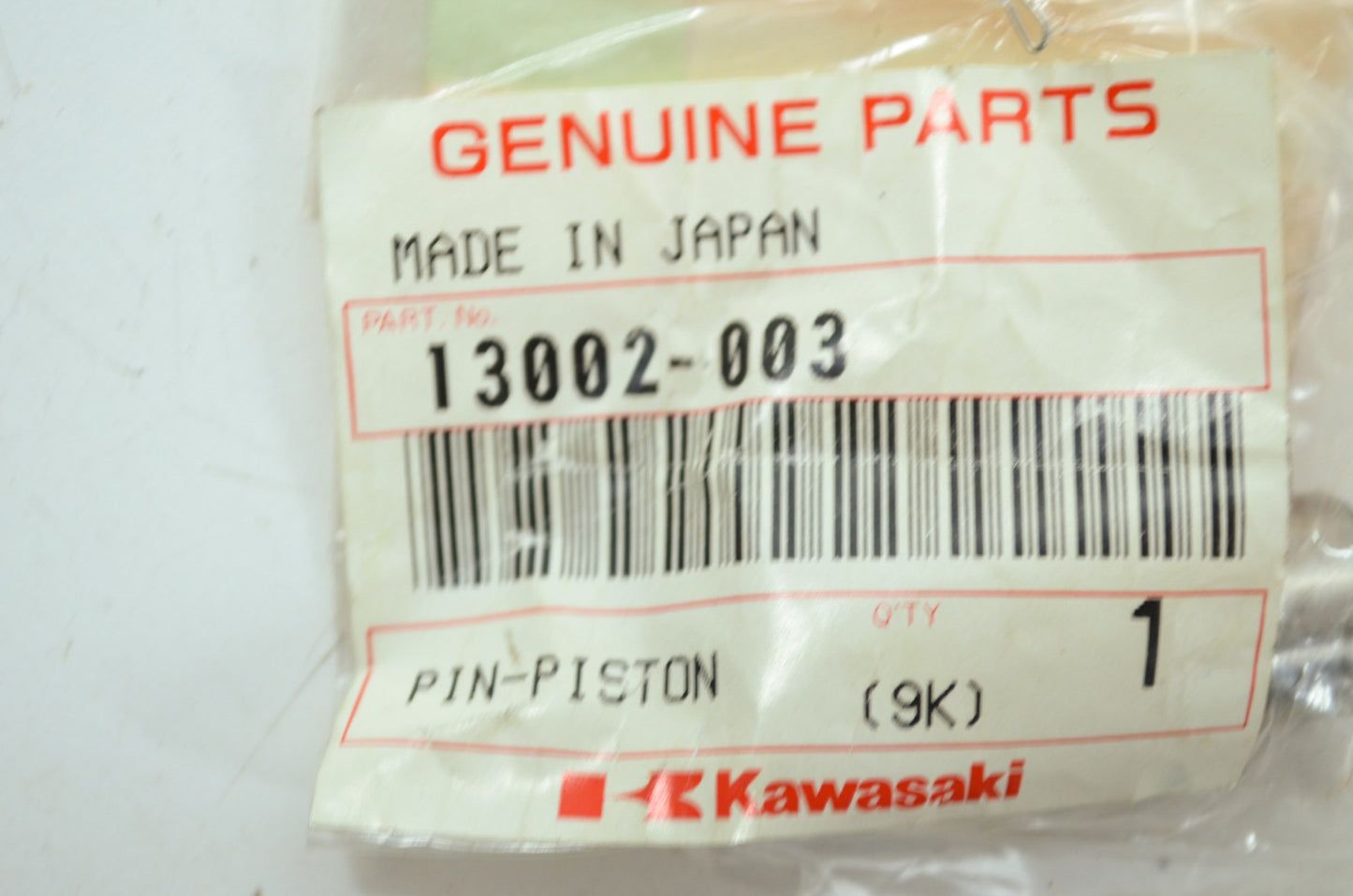 OEM Kawasaki 13002-003 Piston Pin NOS