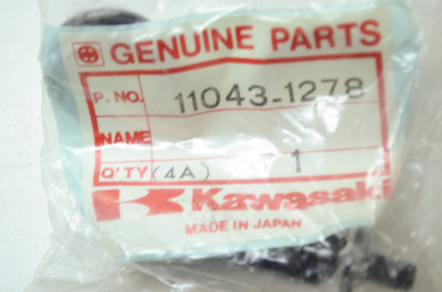 NEW OEM Kawasaki Signal Lamp Bracket ZX1100 ZX750 GPz Turbo 11043-1278 NOS