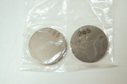 OEM Kawasaki 12037-014 Tappet Shim 2.65T Qty 2 NOS
