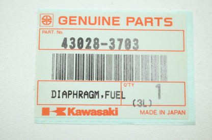 OEM Kawasaki 43028-3703 Fuel Diaphragm NOS