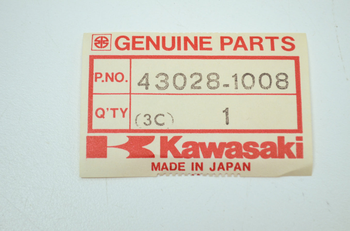 OEM Kawasaki 43028-1008 Diaphragm NOS