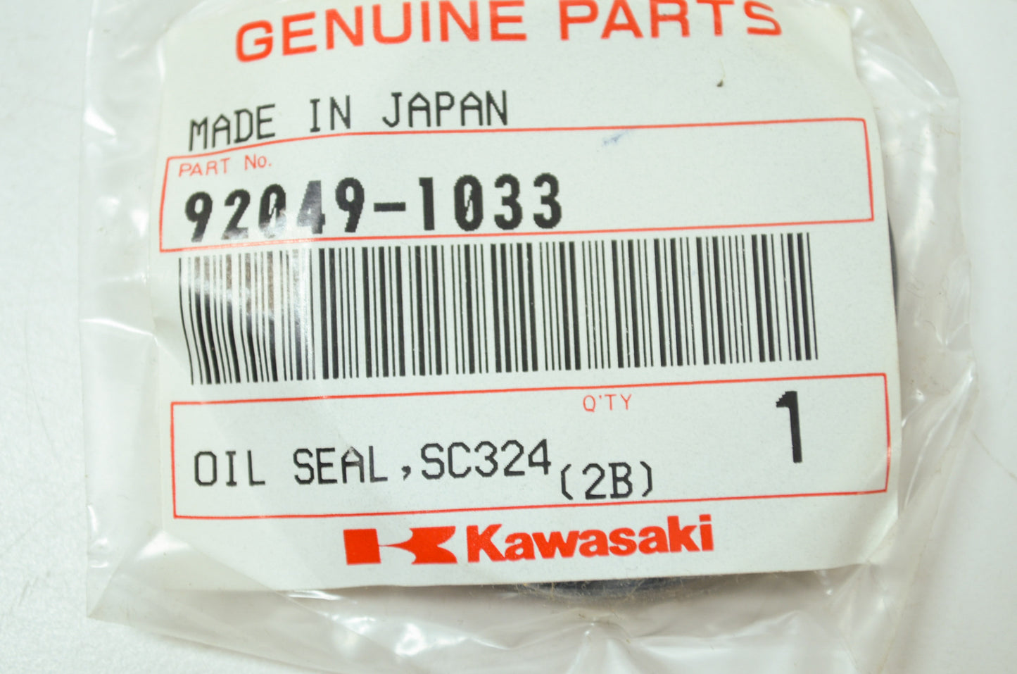 OEM Kawasaki 92049-1033 Oil Seal SC32487 NOS