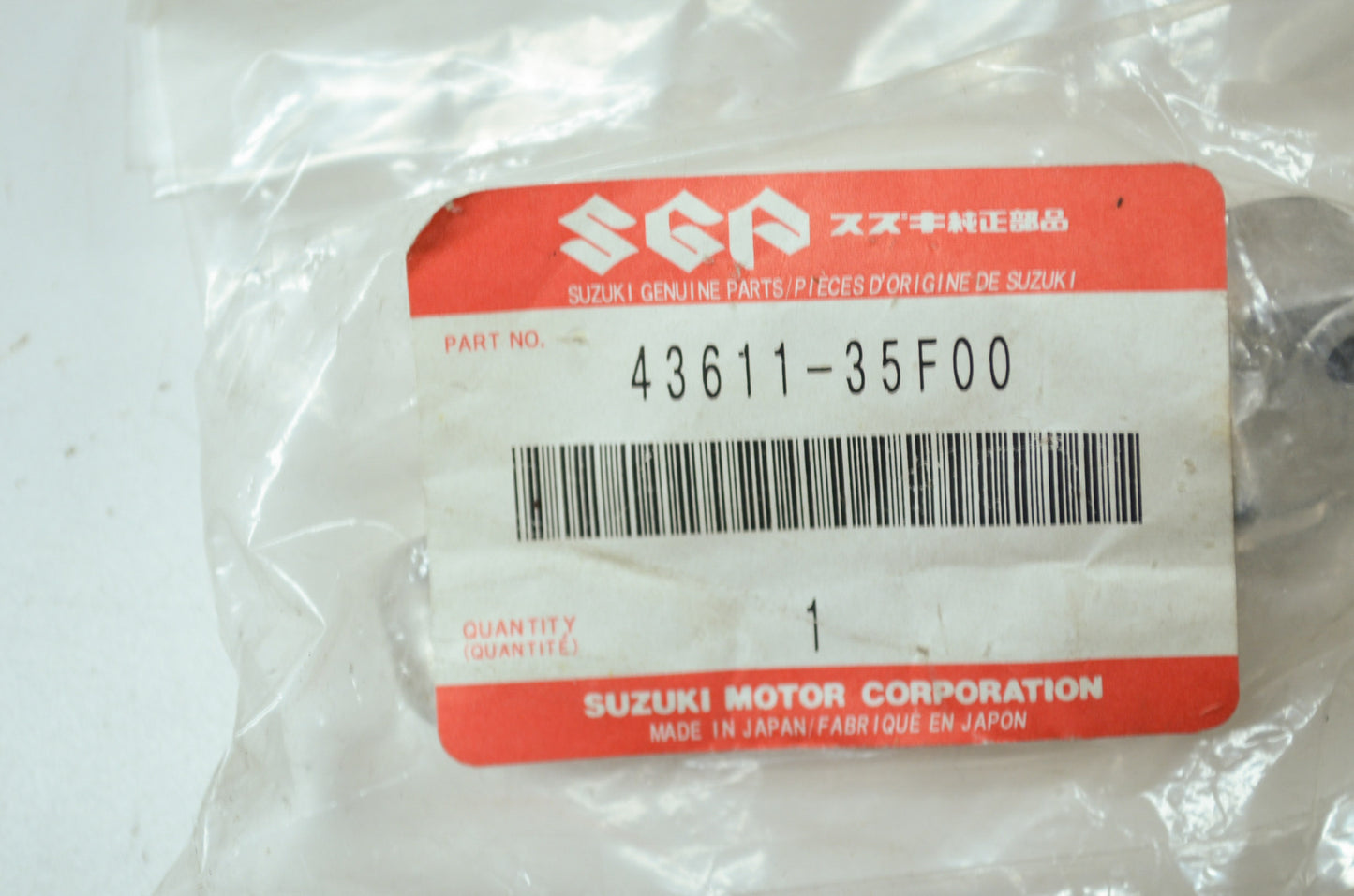 OEM Suzuki 43611-35F00 Pillion Foot Bar NOS