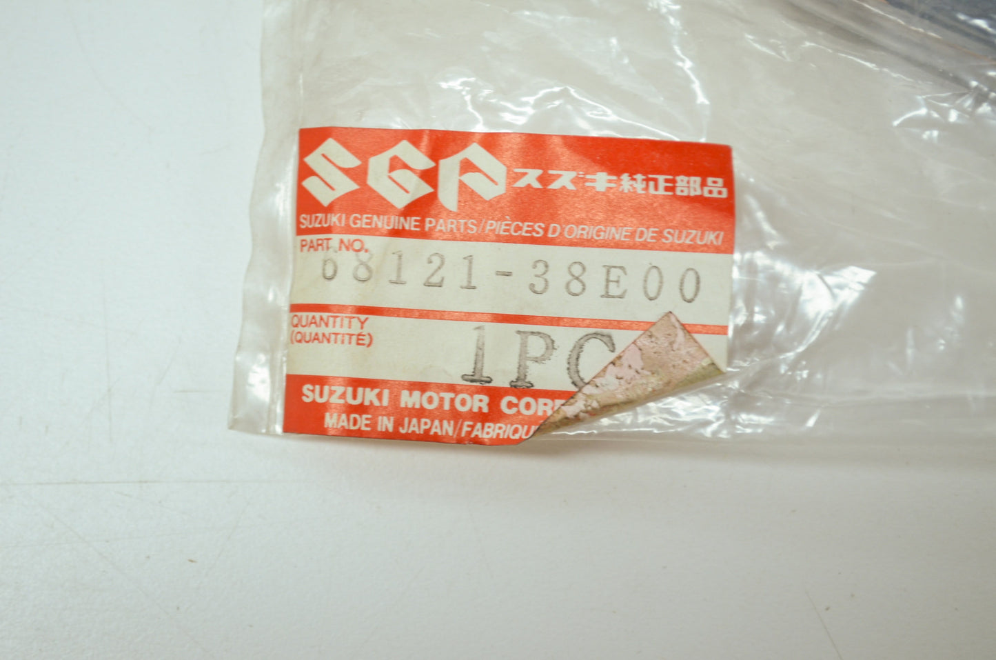 OEM Suzuki 68121-38E00 Fuel Tank Emblem NOS