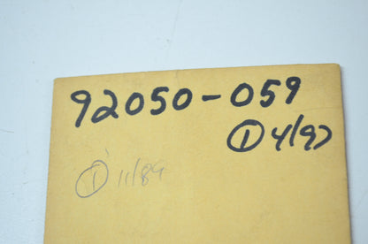 OEM Kawasaki 92050-059 Front Brake Drum Oil Seal NOS