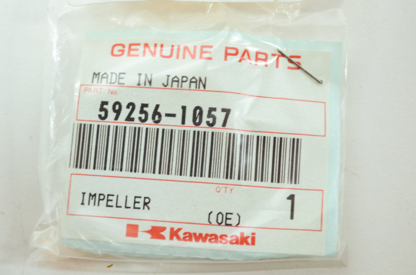 OEM Kawasaki 59256-1057 Impeller NOS