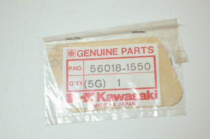 OEM Kawasaki 56018-1550 Side Cover Mark "80" NOS