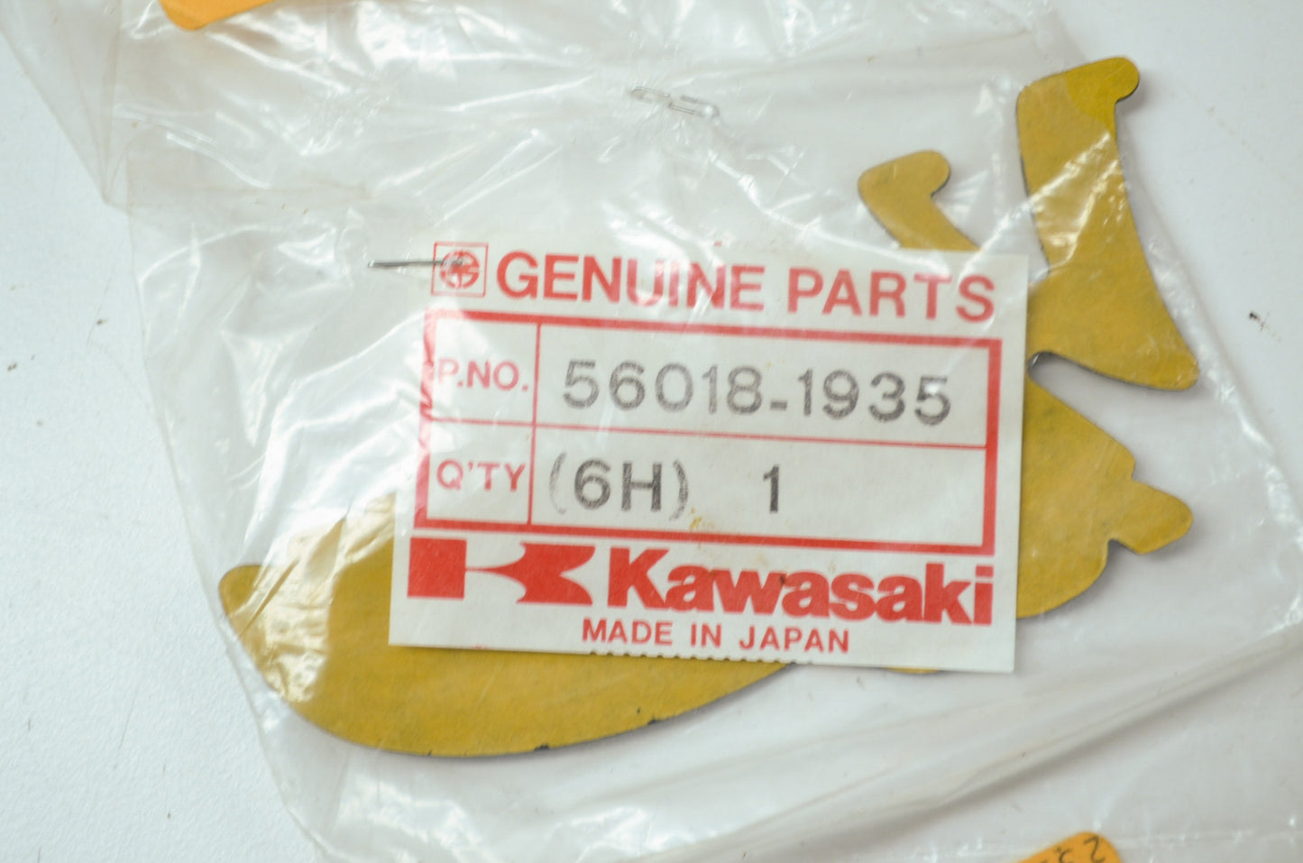 OEM Kawasaki 56018-1935 Side Cover Mark NOS