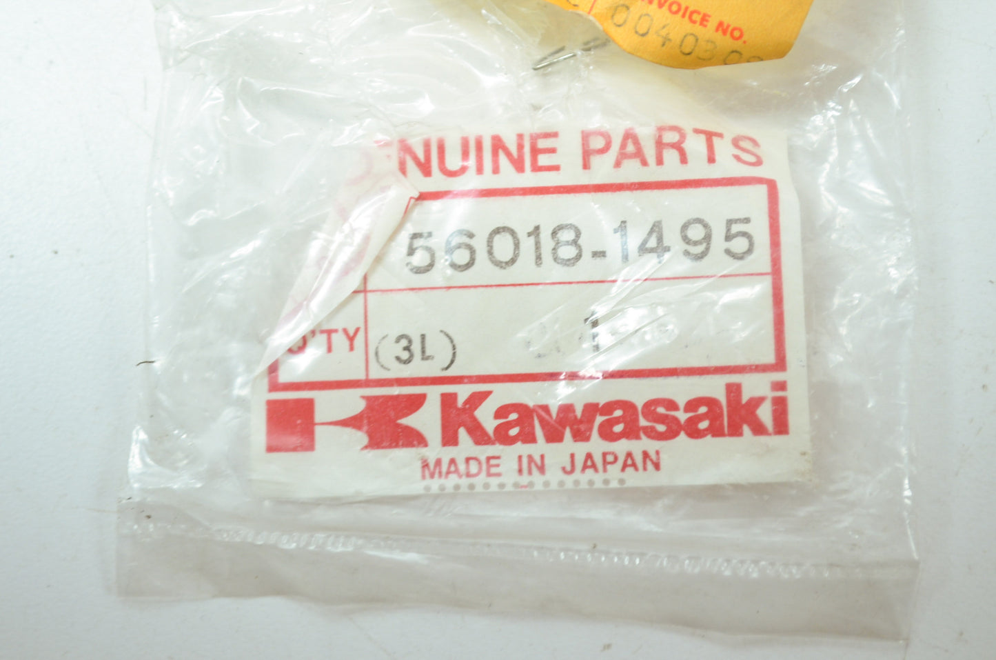 NEW OEM Kawasaki Side Emblem 84-85 ZN700 LTD Shaft 56018-1495 NOS