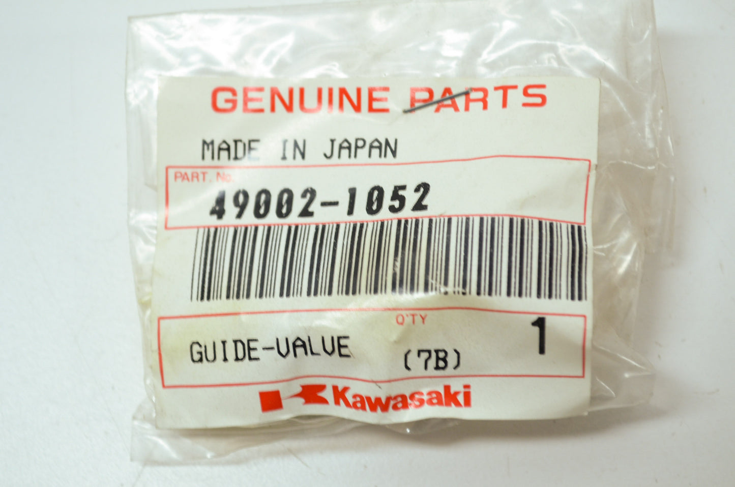 OEM Kawasaki 49002-1052 Valve Guide NOS