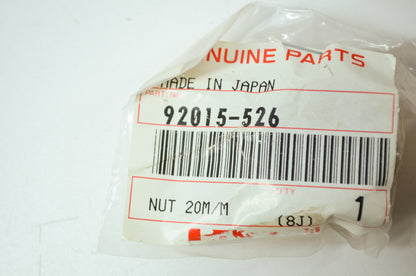 OEM Kawasaki 92015-526 Nut 20 M/M NOS