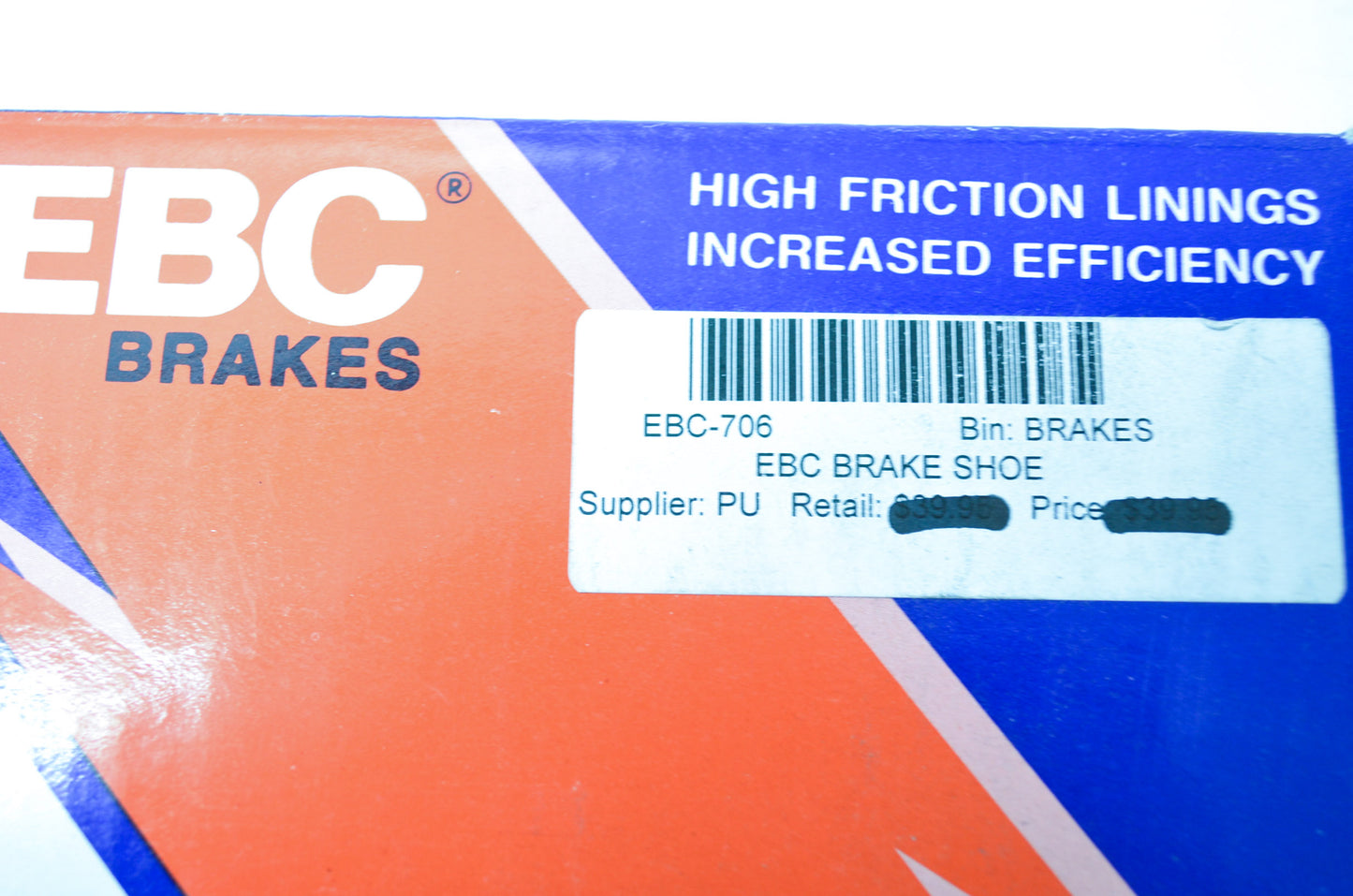 NEW EBC Brake Shoes Kawasaki KZ440 EX305 Bayou 220 250 EBC-706 NOS