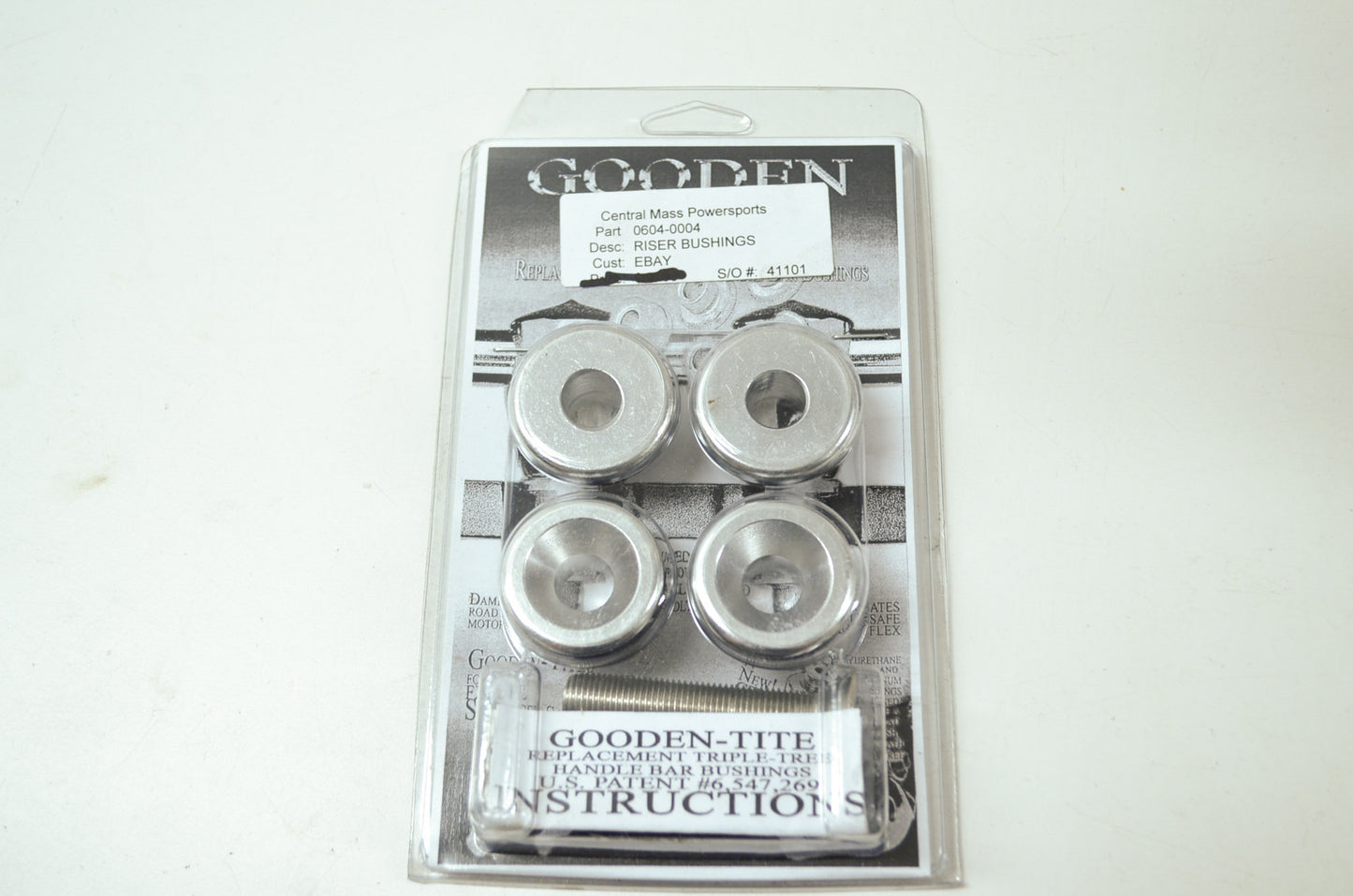 NEW Gooden Riser Bushings 0604-0004 NOS
