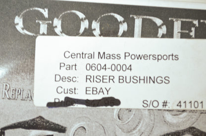 NEW Gooden Riser Bushings 0604-0004 NOS