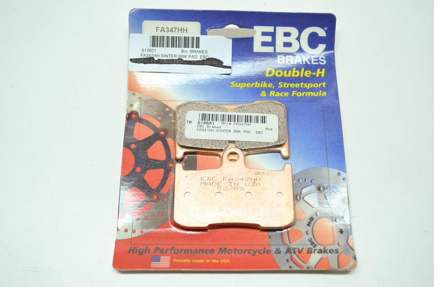 NEW EBC Brake Pads Ninja Street Triple Hammer Cross Country FA347HH NOS