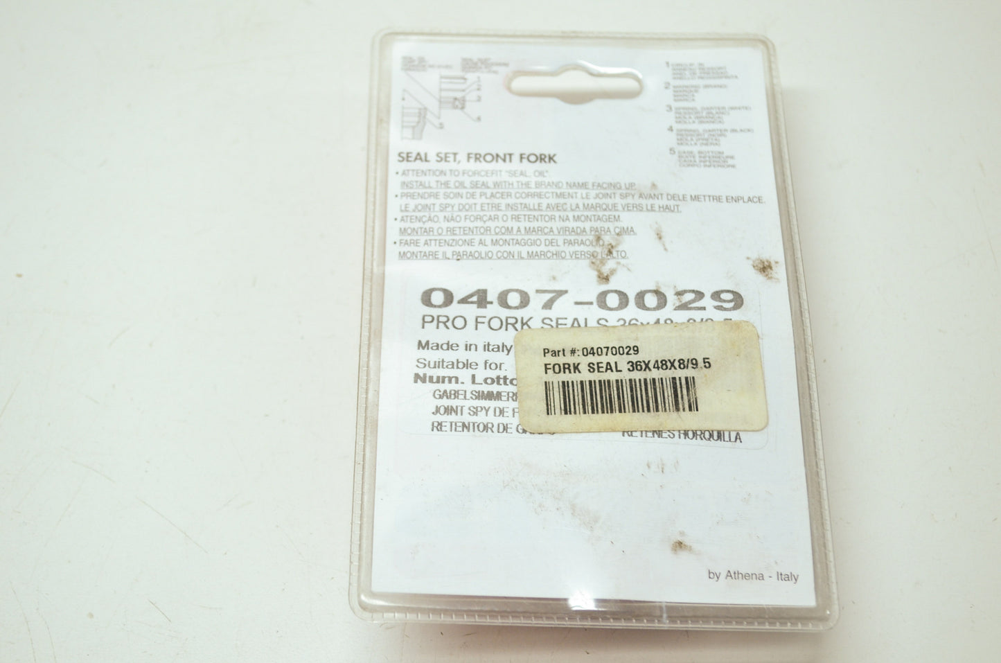 NEW Parts Unlimited Fork Seals Kawasaki KZ 700 550 0407-0029 NOS