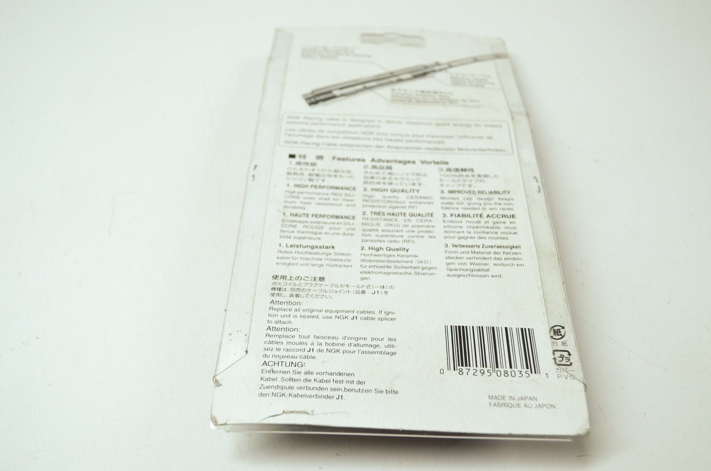 NEW NGK Spark Plug Cable CR1 NOS