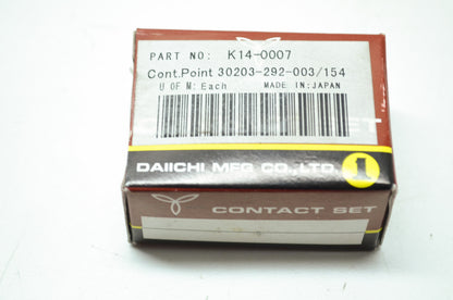 NEW Daiichi Points Set Honda CB450 CB500 CL450 GL1000 30203-292-003 NOS