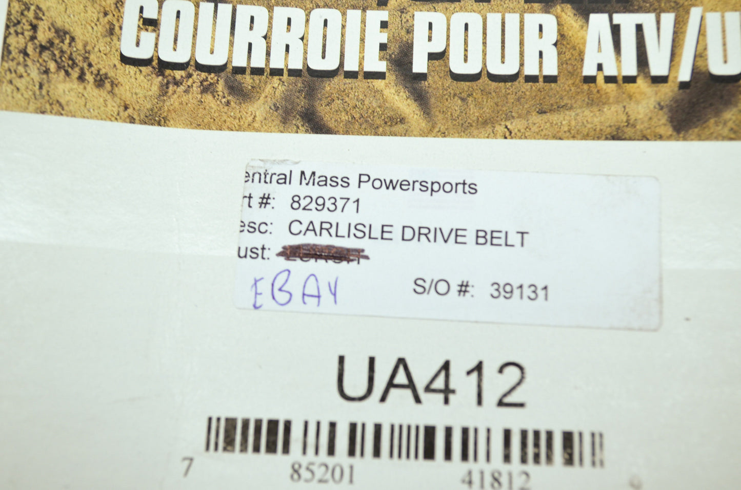 NEW Ultimax ATV UTV Drive Belt Magnum Scrambler Sportsman UA412, 3211077 NOS