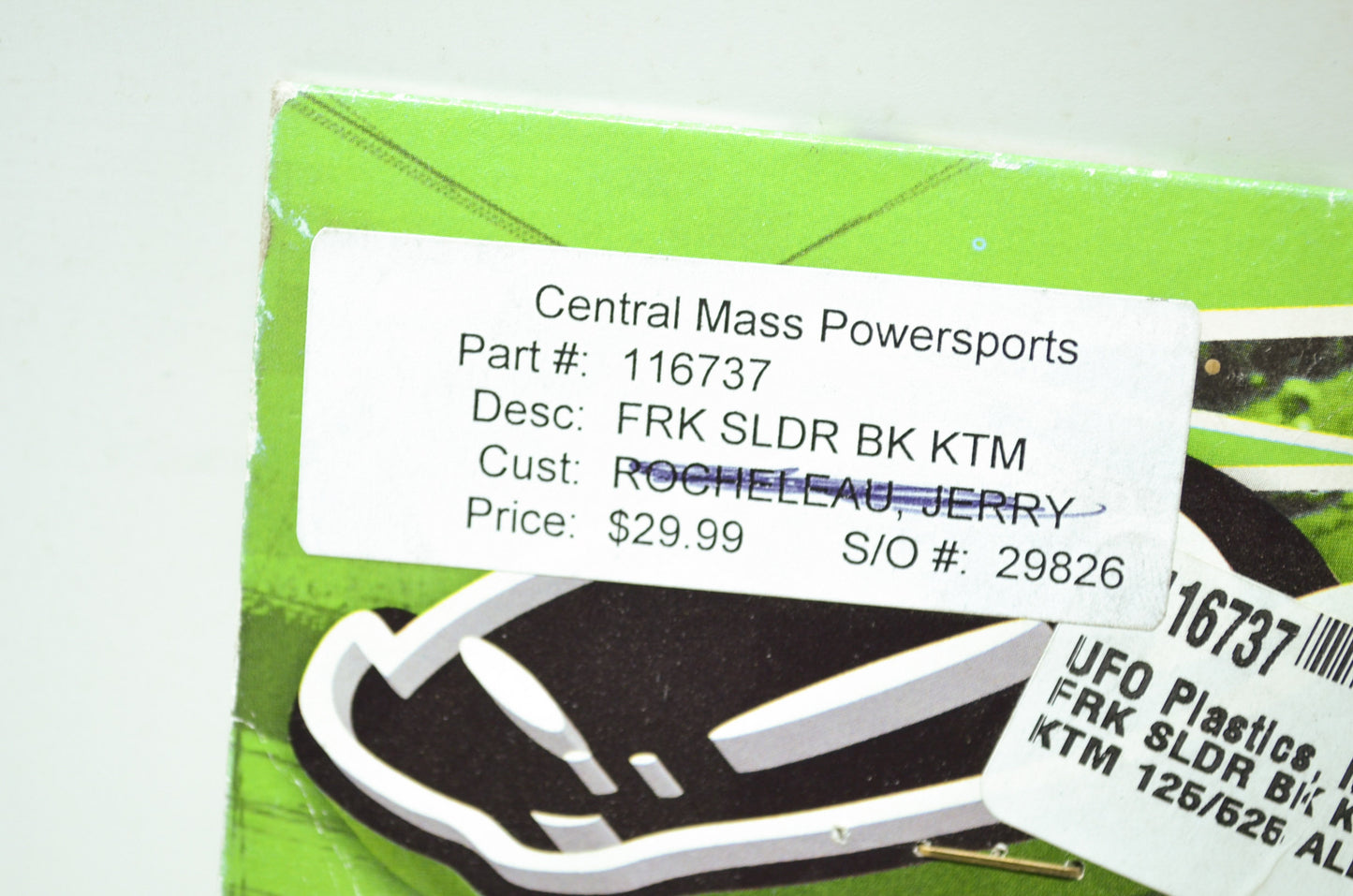 NEW UFO Fork Sliders KTM 125/525 01-03 116737 NOS