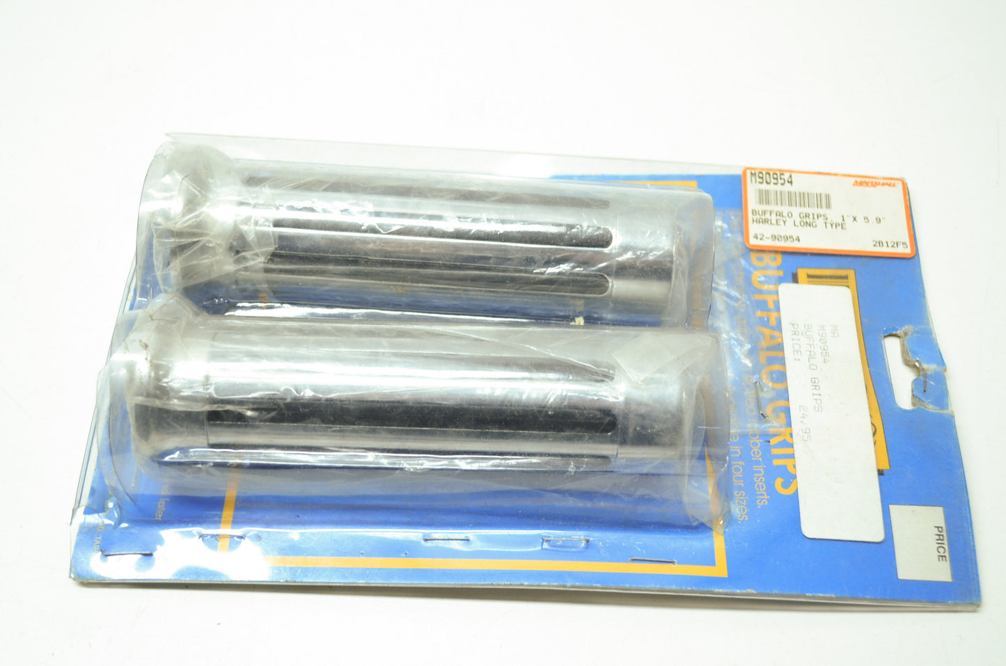 NEW Emgo Buffalo Grip Set Harley Long Tube 1' Bars 42-90954 NOS